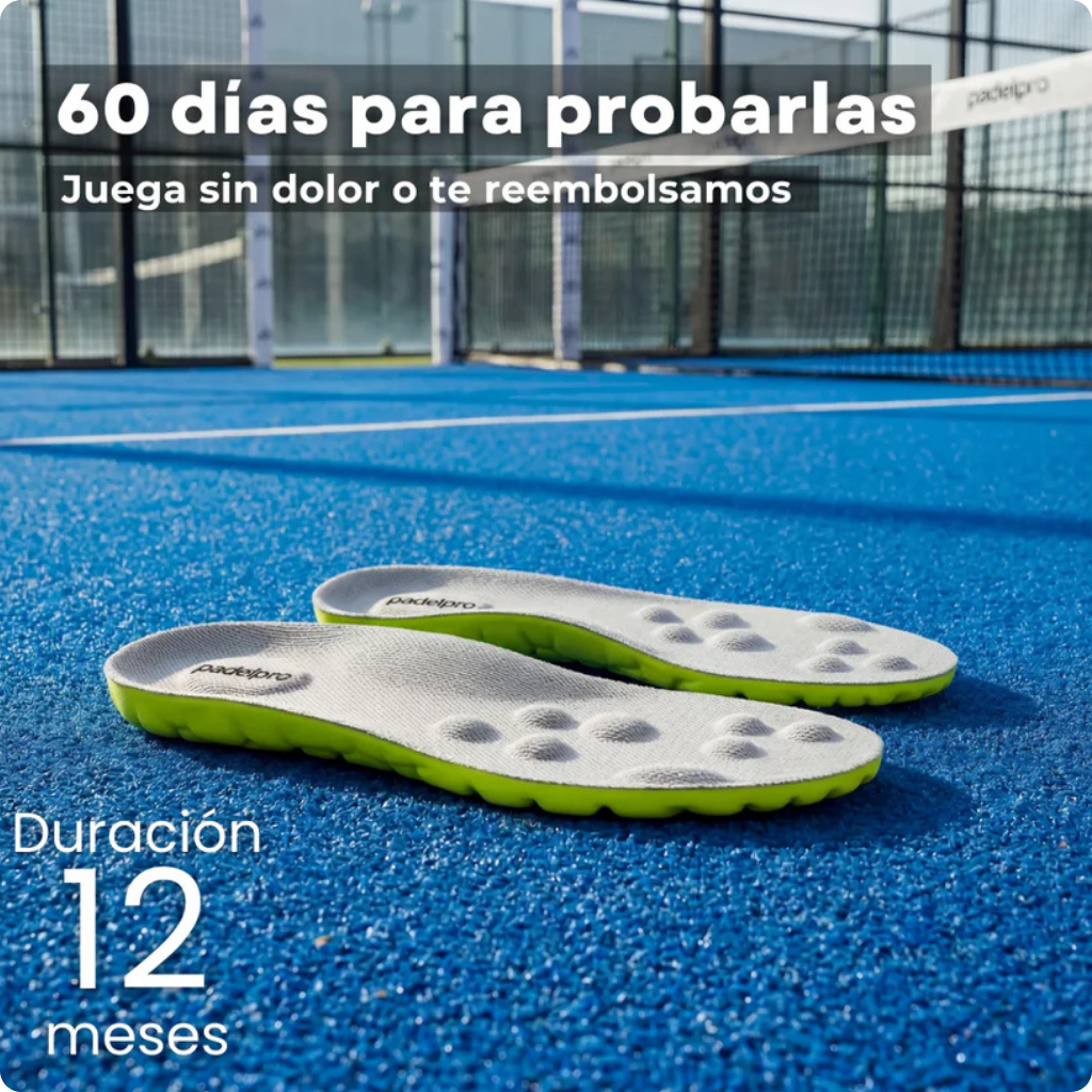 Plantillas Padel-Pro®: Rendimiento y Comodidad